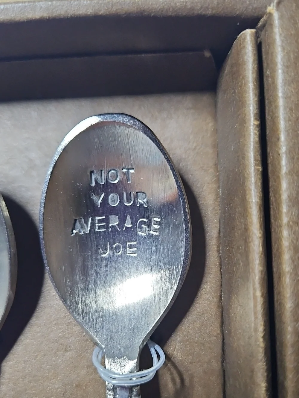 4 World Market Hand-Stamped Coffee Spoons NIB